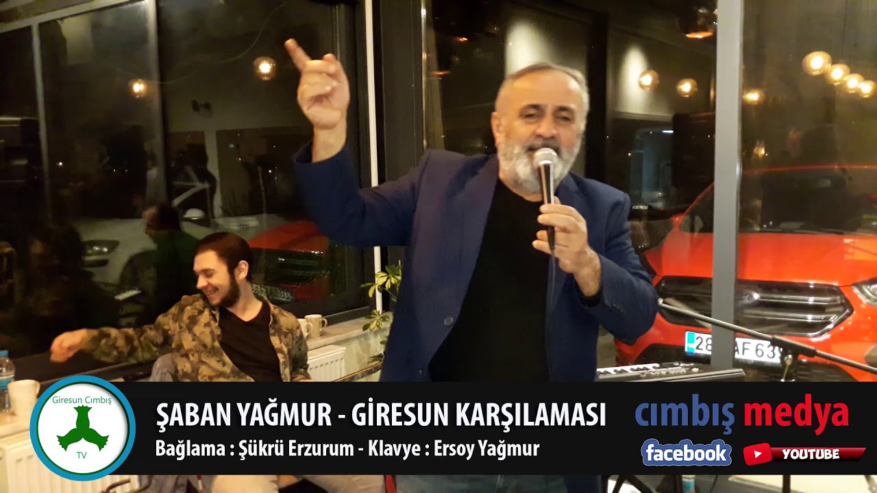 ŞABAN YAĞMUR GİRESUN KARŞILAMASI CANLI SAHNE MEKAN ÇEKİMLERİ