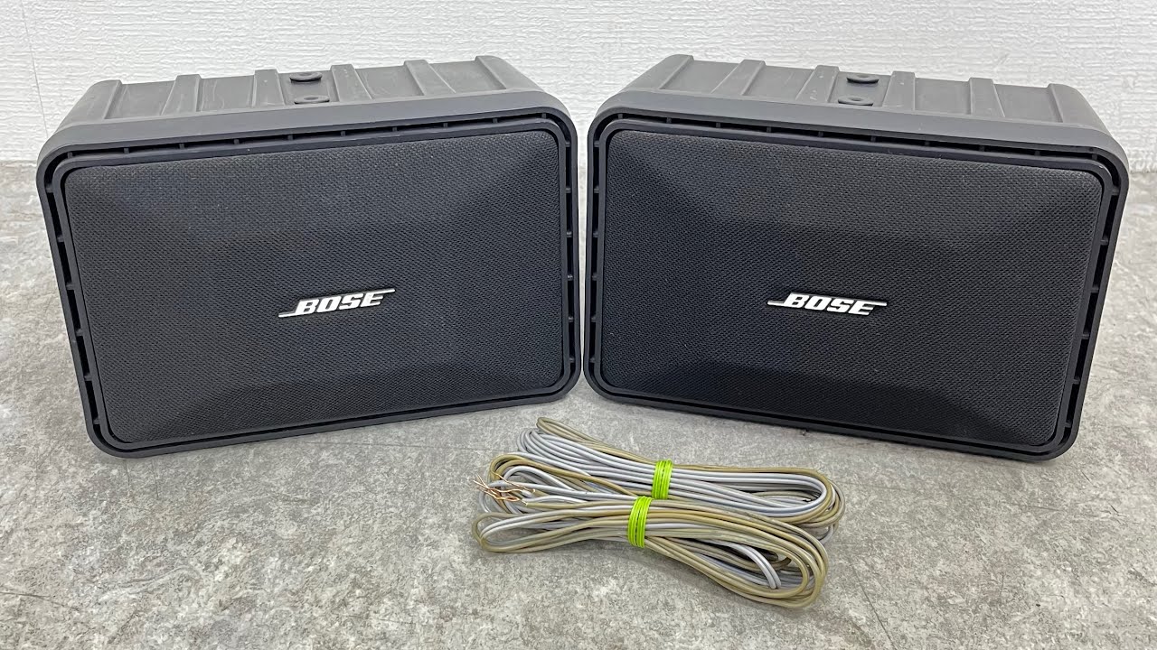 □ BOSE ボーズ 101MM スピーカー ペア 音響機器 オーディオ機器 Bose 線付き 150W ペアスピーカー 音出し確認済み 動画あり □26012104Y