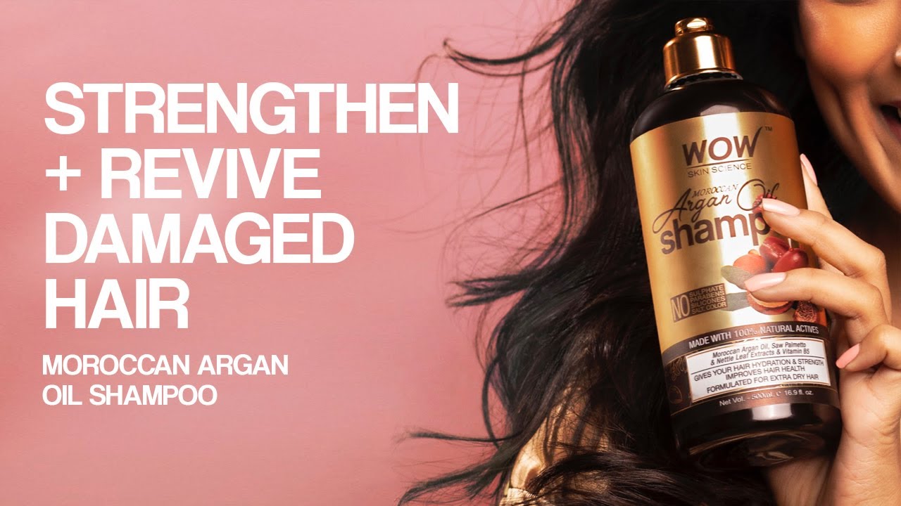 Strengthen + Revive Damaged Hair | Moroccan Argan Oil Shampoo