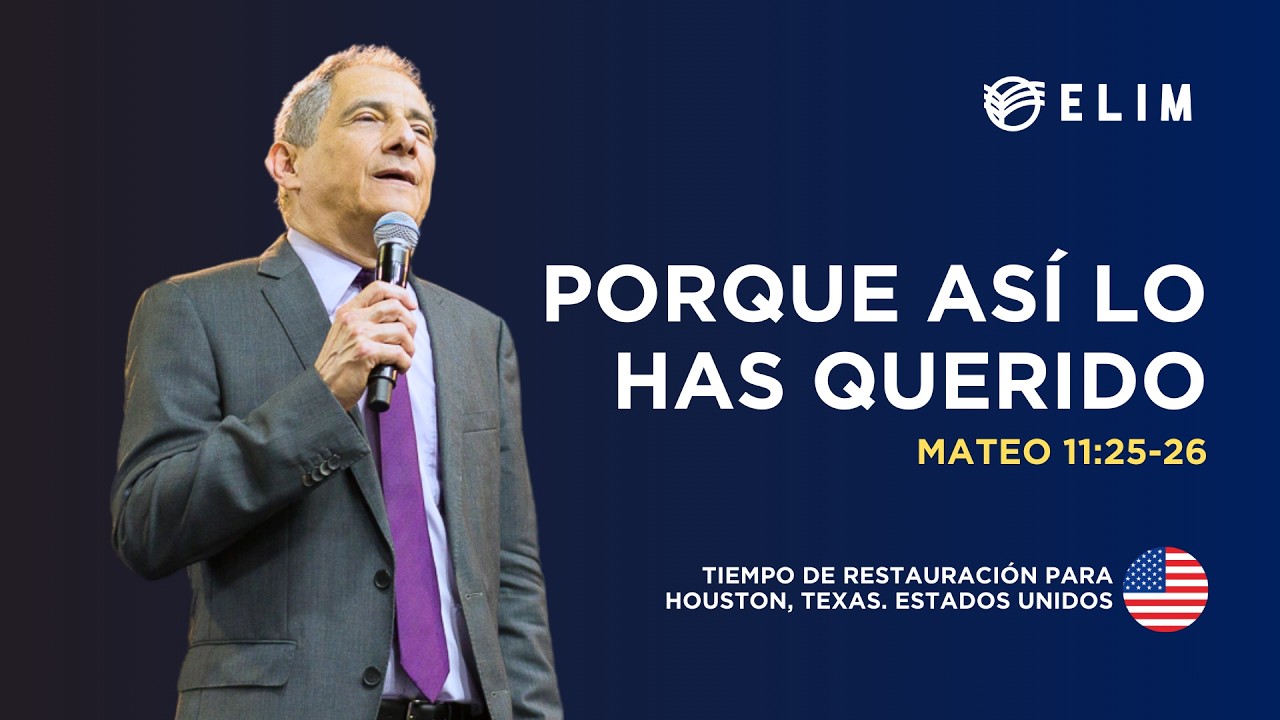 Porque así lo has querido | Mateo 11:25-26