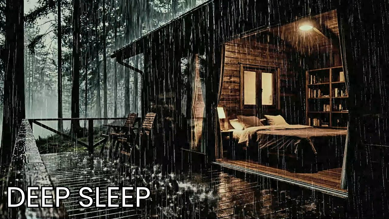 Can’t Sleep? 🌧️ Dark Rain Night Sounds for Deep, Peaceful Sleep