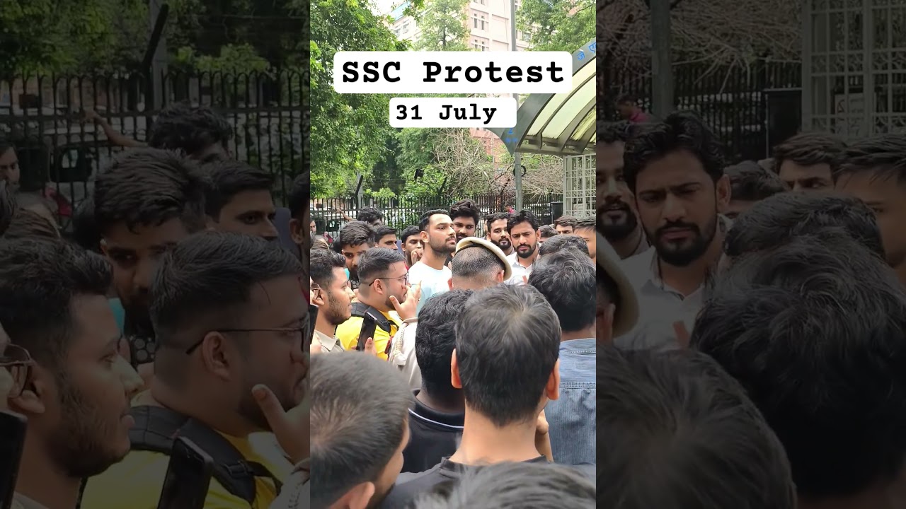 SSC Protest | SSC Andolan | 31 July | JLN metro gate 2 closed