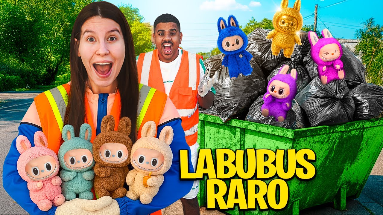 ENCONTRAMOS A COLEÇÃO COMPLETA DE LABUBU NO MEIO DO LIXO! - INACREDITÁVEL