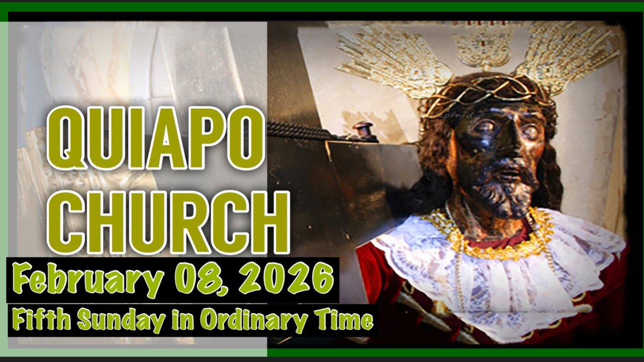 QUIAPO CHURCH SUNDAY LIVE MASS TODAY FEBRUARY 08, 2026