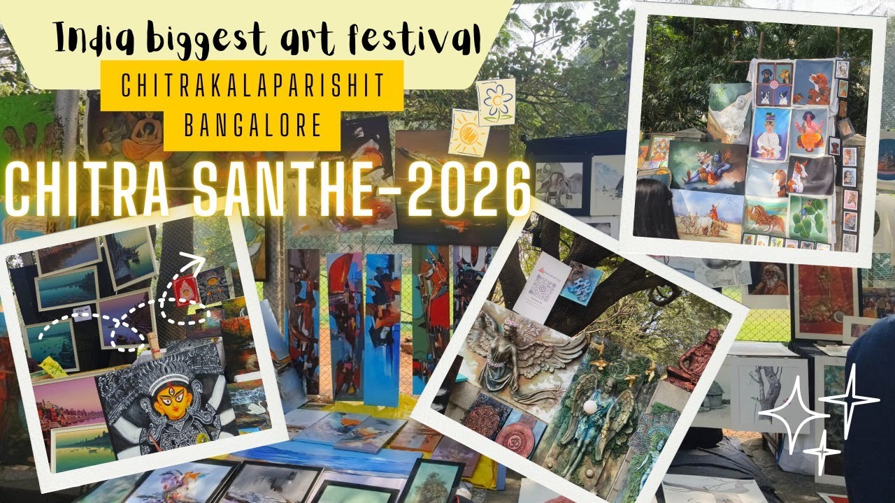 Chitra Santhe 2026 | India’s Biggest Street Art Festival | Full Vlog