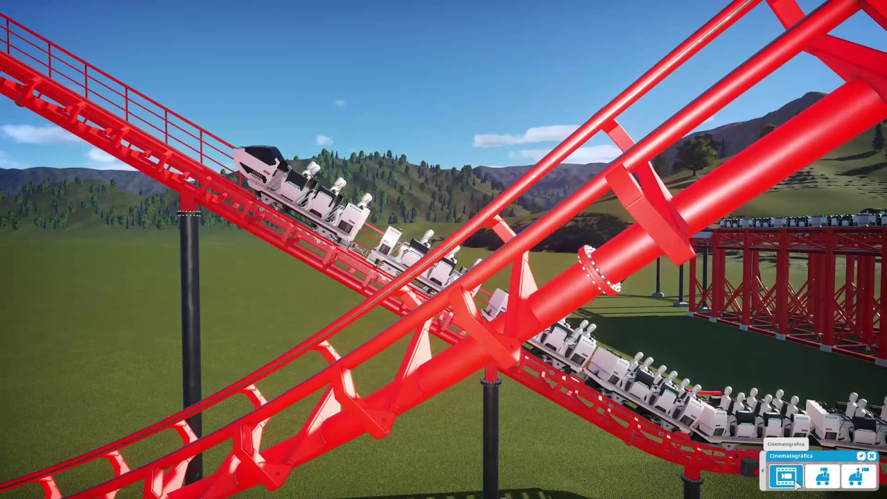Construcción Six Flags México Planet Coaster (Superman y Río Salvaje)
