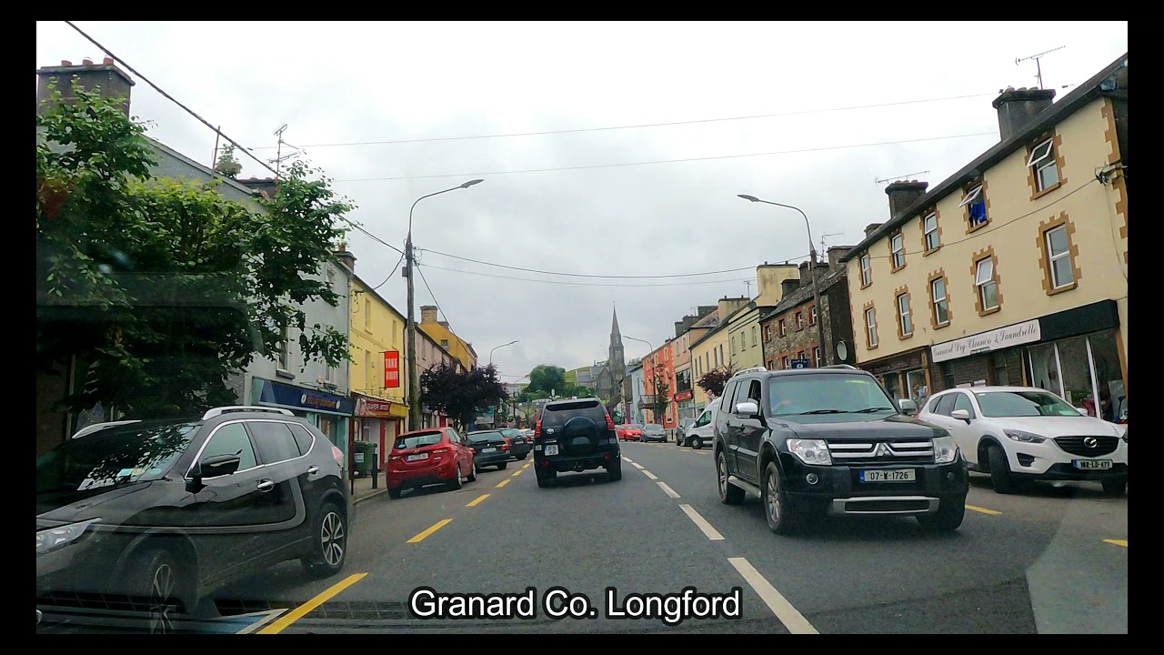 Granard Town Co. Longford Ireland 4k video