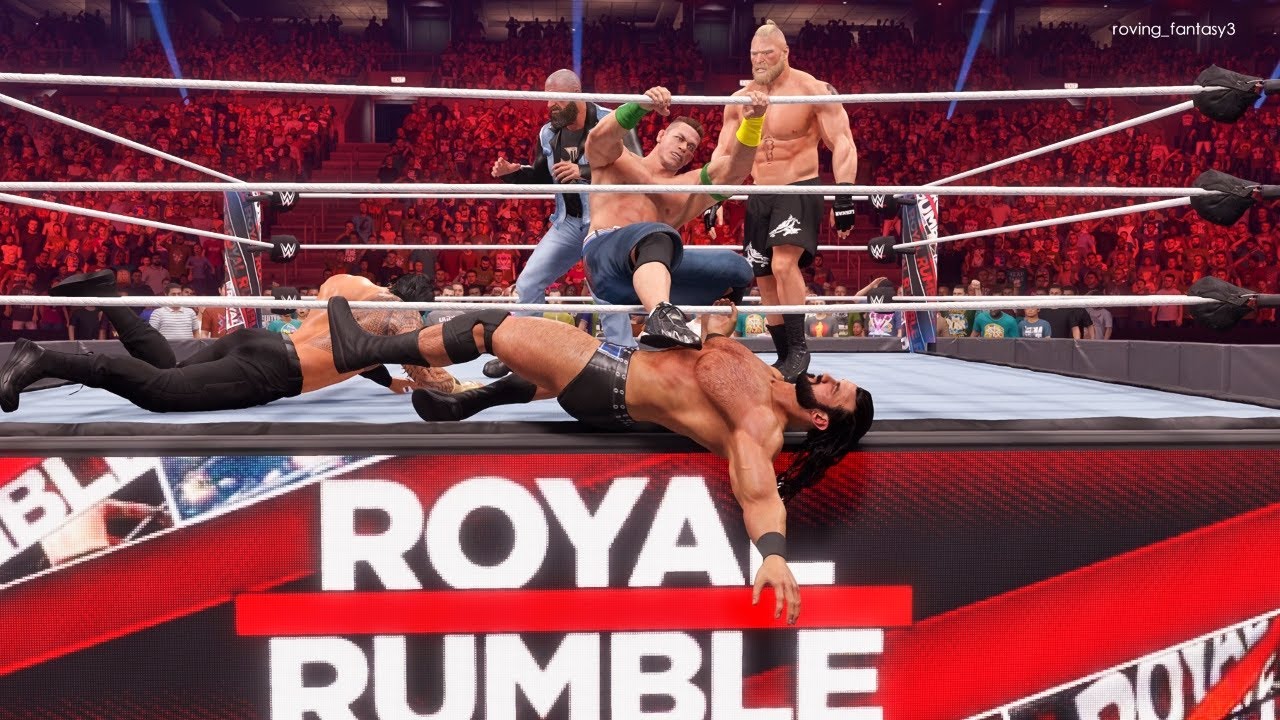 Royal Rumble But Only Royal Rumble Winners Are Allowed - Roman Reigns Brock Lesnar Cena WWE 2K22