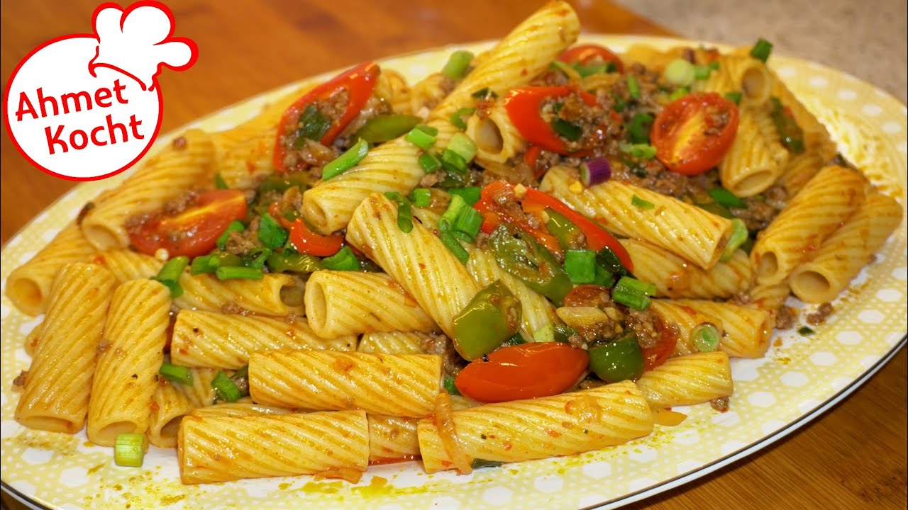 Pasta mit Hackfleisch | Ahmet Kocht | kochen | Folge 578