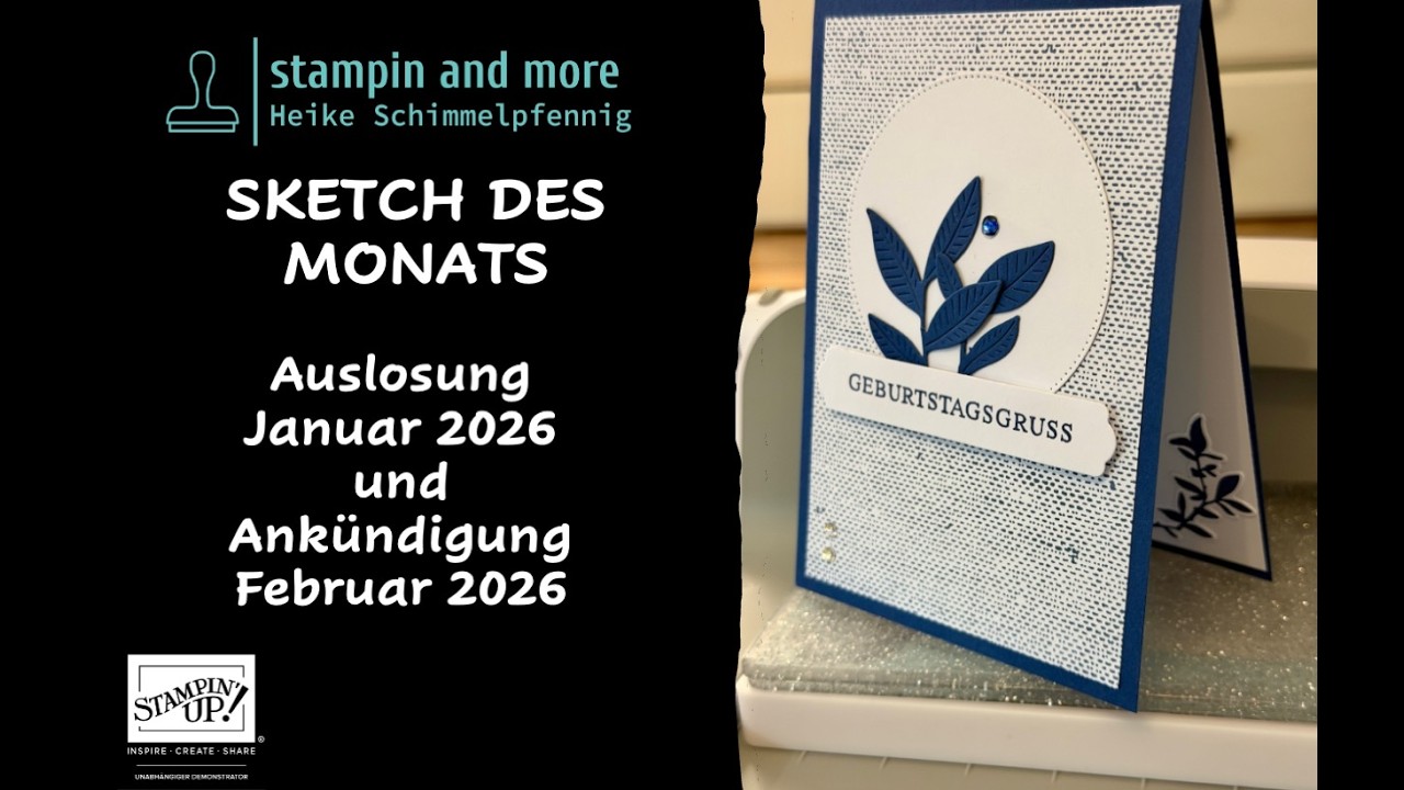 Auslosung und Ankündigung Sketch des Monats