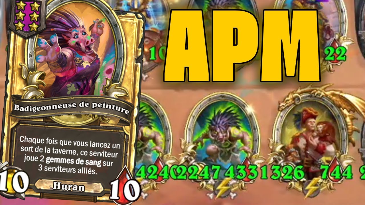 LA COMPO HURAN QUI REGALE AVEC GOLD INFINI | Hearthstone Battlegrounds Top 50 EU