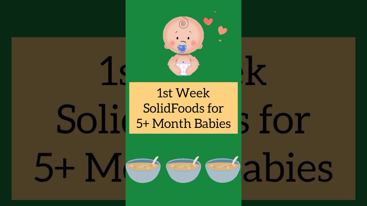 Best First Solid Foods for Babies #firstfood #babyfood