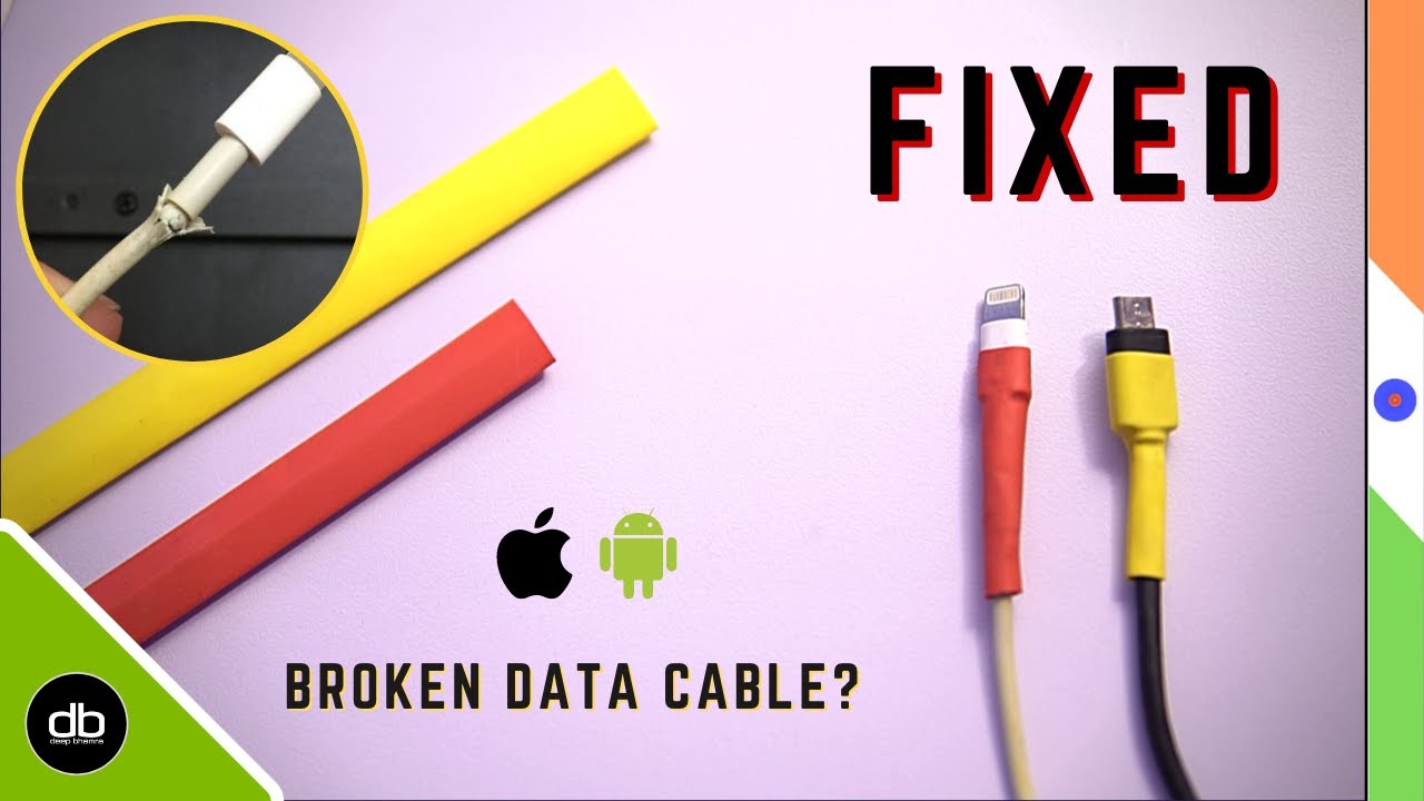 КАК ОТРЕМОНТИРОВАТЬ USB-КАБЕЛЬ ДЛЯ ЗАРЯДКИ | КАК ПОЧИНИТЬ КАБЕЛЬ IPHONE | Легко отремонтируйте ЛЮ...