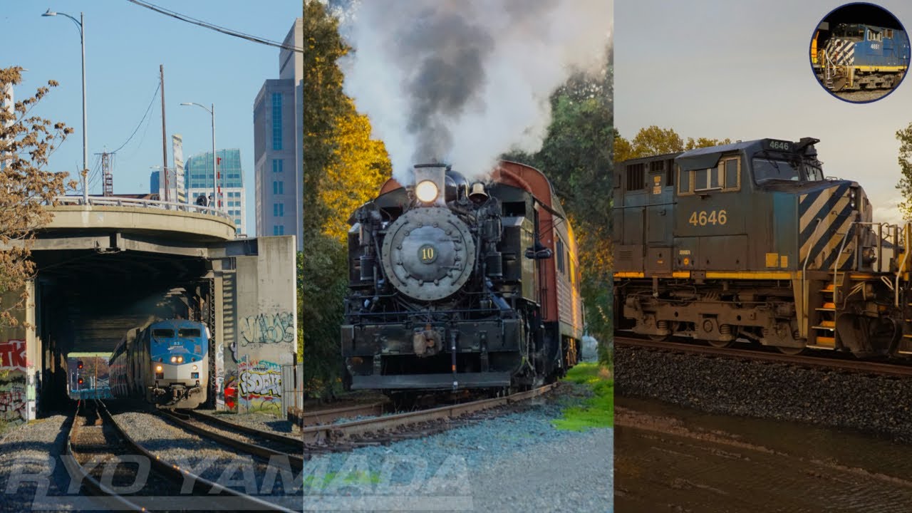Sacramento area railfanning! (BCOL 4646, GR 10!)
