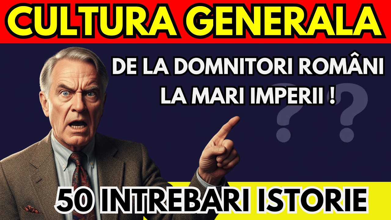 QUIZ - C&acirc;t de Bine Cunoști Istoria Rom&acirc;niei și a Lumii?