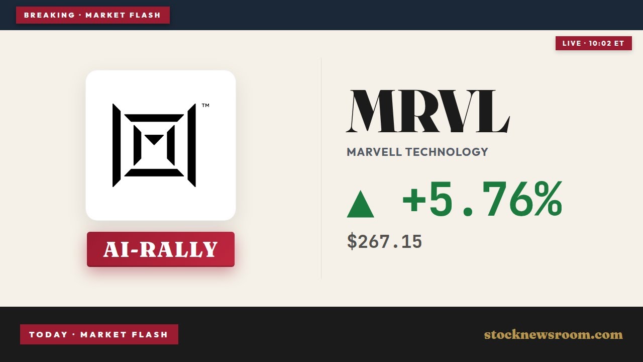 MRVL Gains Index Fuel After Strong AI-Driven Run