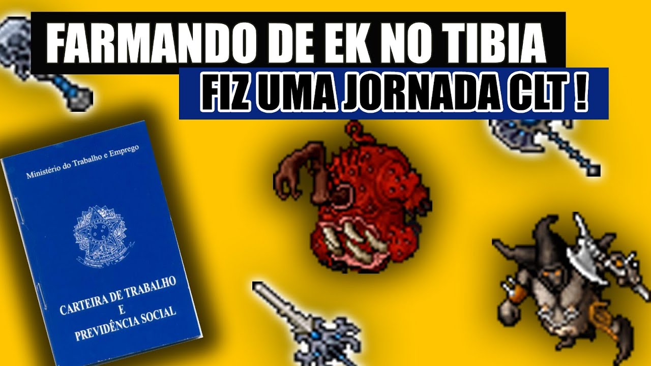 PASSEI UM DIA FARMANDO NO TIBIA...VEJA O RESULTADO!