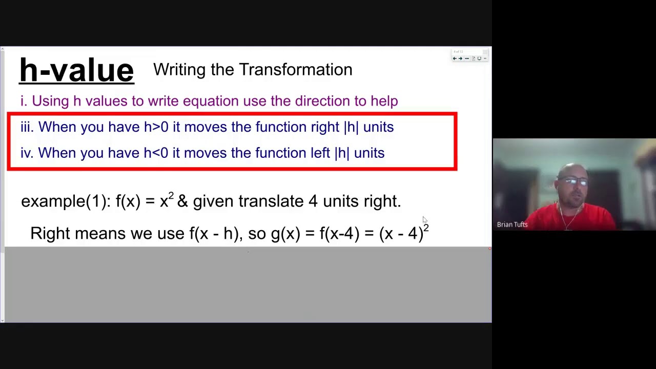 Recap h-value Notes