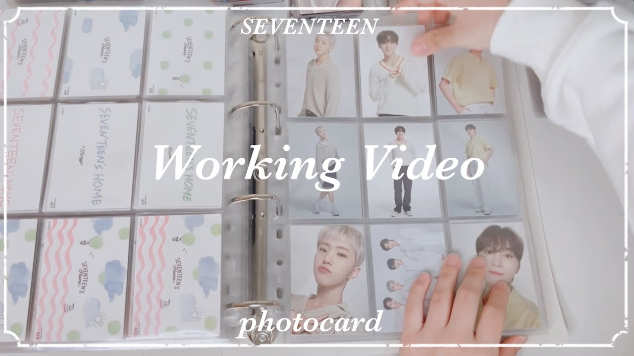 【Working Video】セブチのトレカ整理 | SEVENTEEN | 세븐틴 | 포카소개 | [photocard storage]