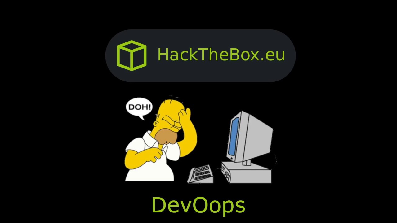 HackTheBox - DevOops