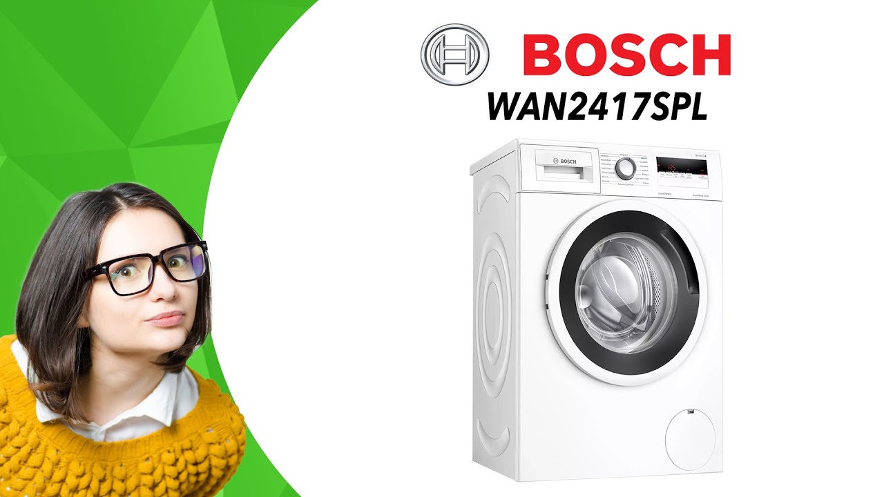 Pralka Bosch WAN2417SPL | Wideoprezentacja