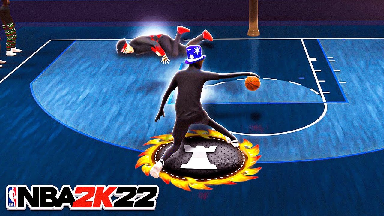 TALLEST SPEEDBOOSTING BUILD is OVERPOWERED at the COMP STAGE 1v1 COURT on NBA 2K22
