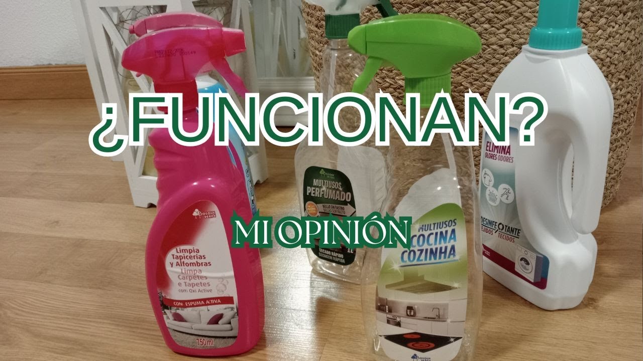 ¿Funcionan estos productos de limpieza de Mercadona? Mi opinión sincera