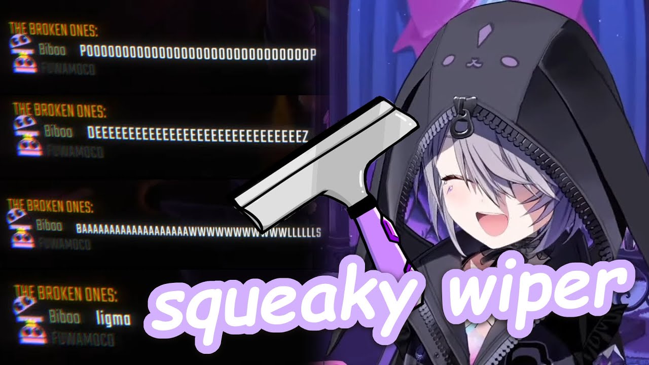 Biboo unleashed her squeakiest window wiper laugh while playing with R.E.P.O. text-to-speech chat