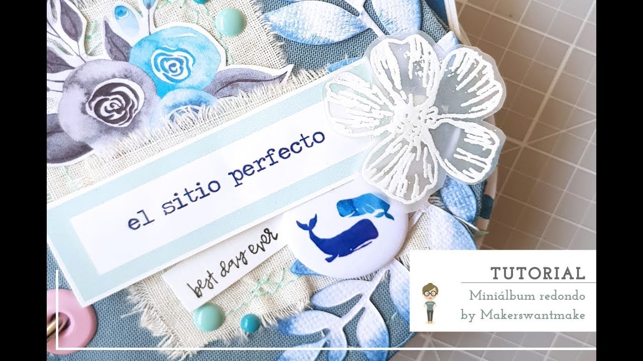 Mini Álbum Redondo Scrapbooking | TUTORIAL Cocoloko