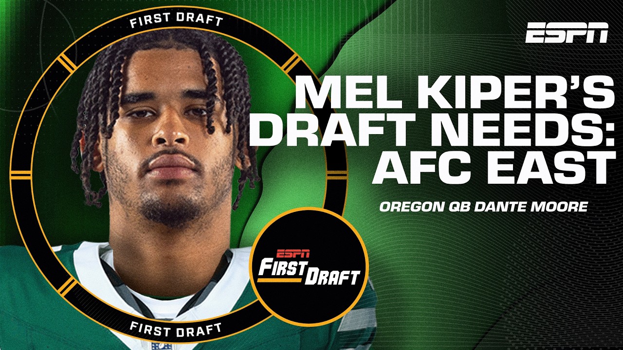 ⚡️2026 NFL Draft PRIORITIES: AFC East⚡️ w/Mel Kiper & Mike Greenberg! | First Draft🏈
