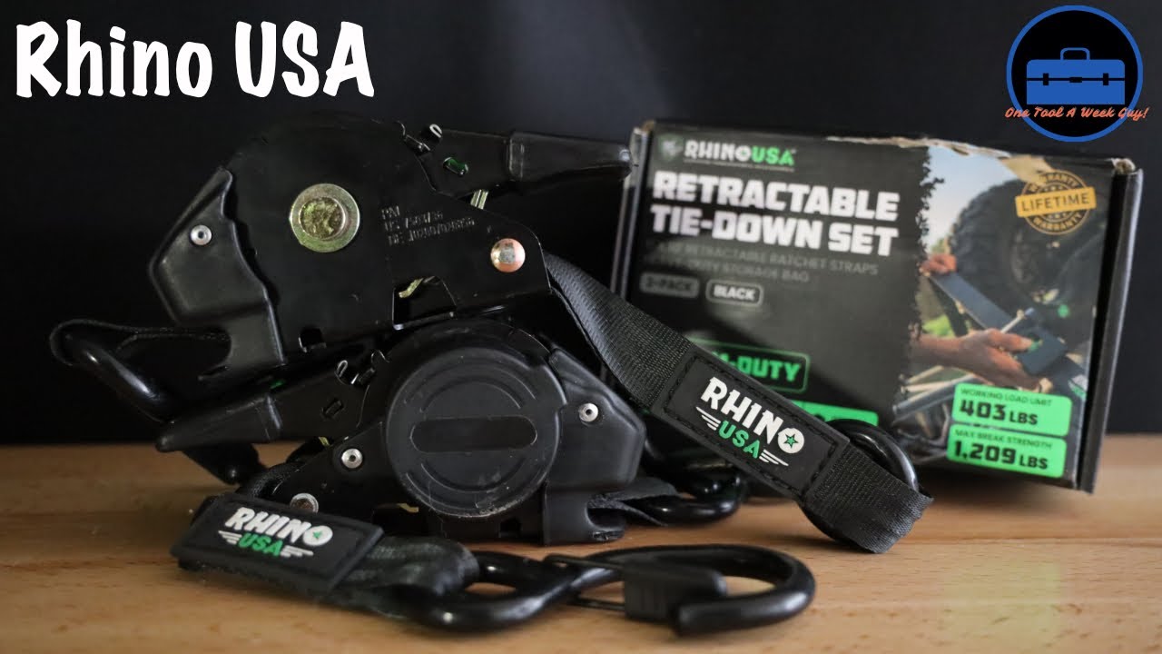 Выдвижные стяжные ремни с храповым механизмом Rhino USA