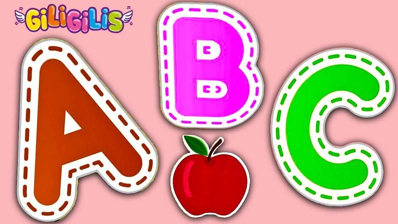 Phonics Song 2 с Двумя Словами в 3D - A For Apple - Abc Alphabet Songs со Звуками Для Giligilis