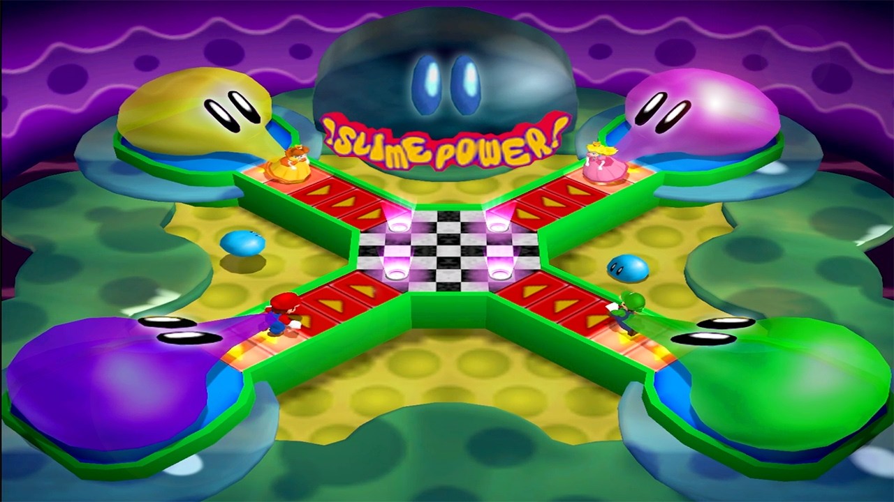 Mario Party 4 Minigames - Luigi Vs Mario Vs Daisy Vs Peach (Master Difficulty)