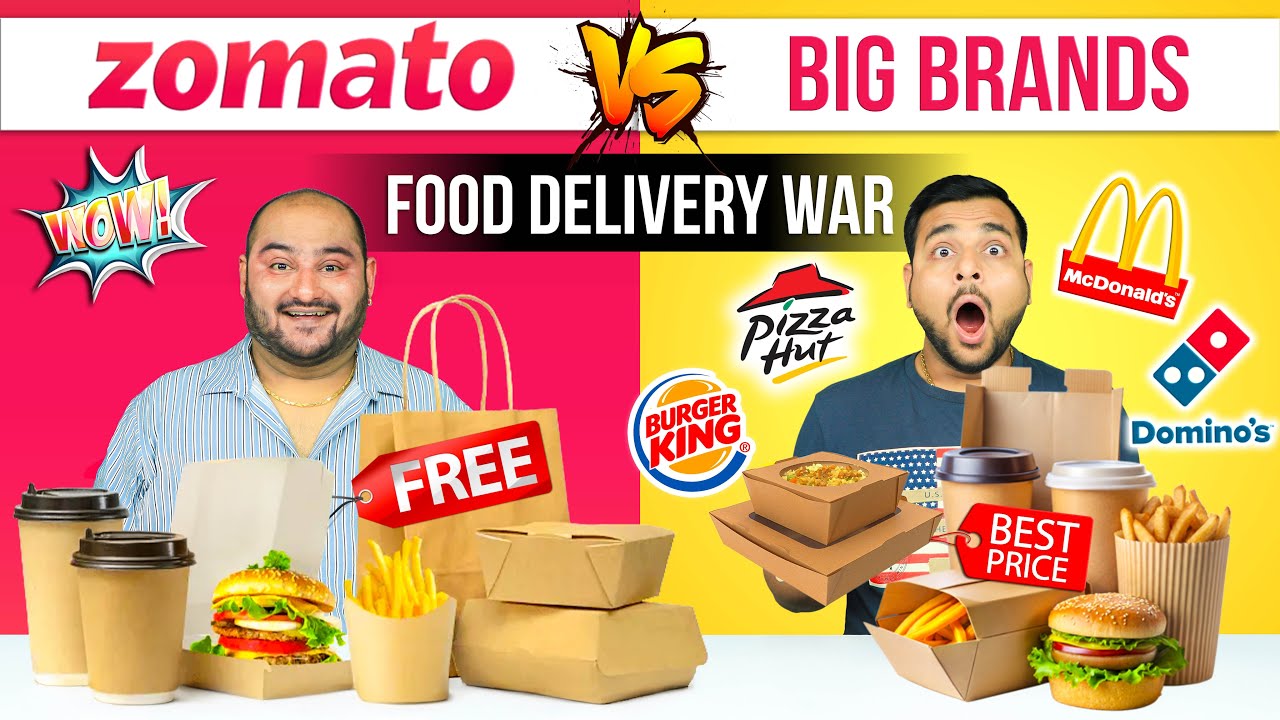 Zomato Vs Big Brands Food Delivery War | Viwa Food World