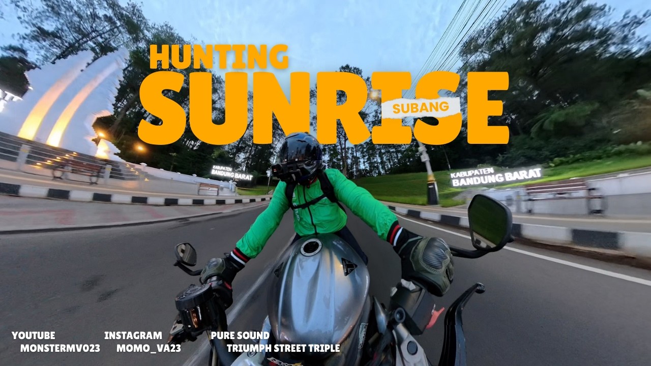 NGOJOL PAKE TRIUMPH KE SUBANG