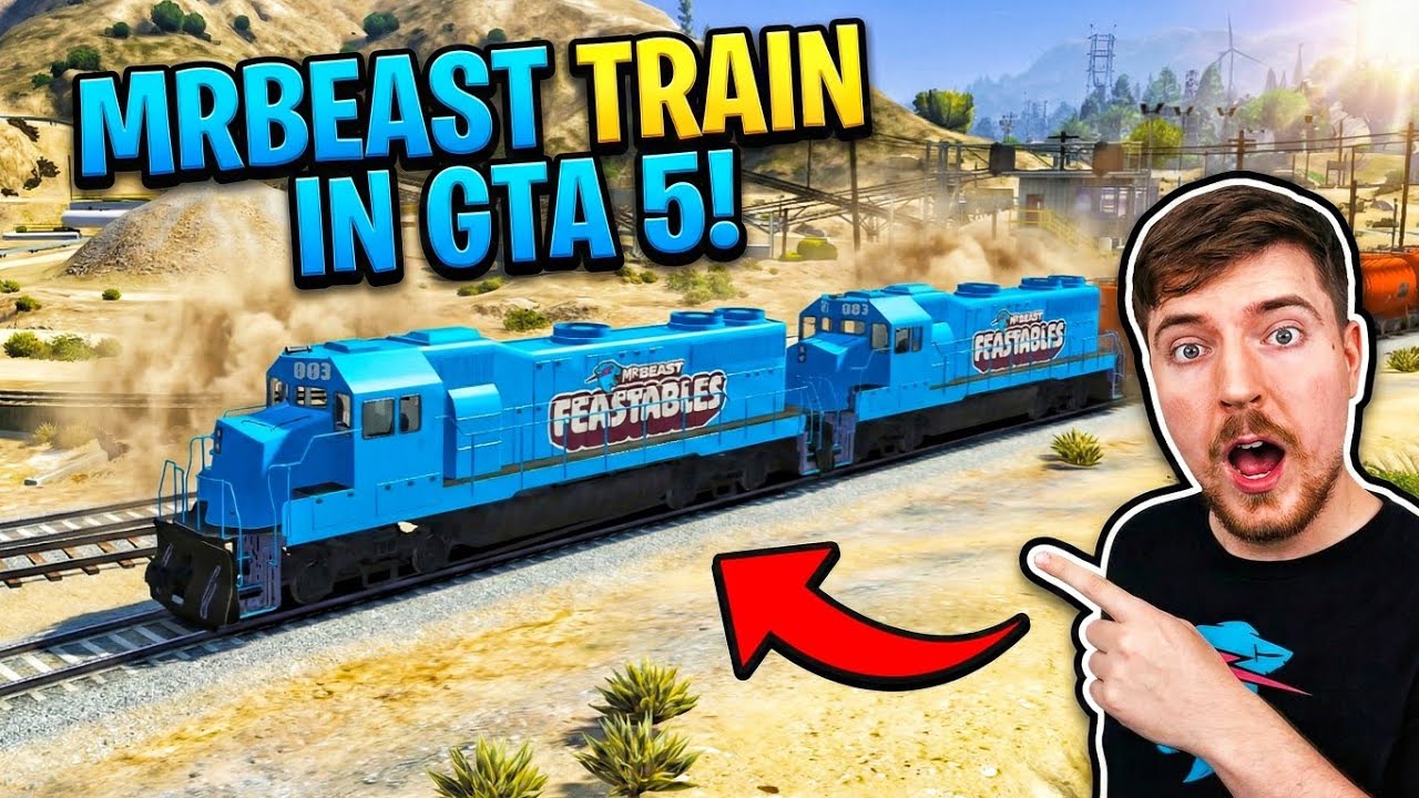 This MrBeast Train in GTA 5 Is INSANE!