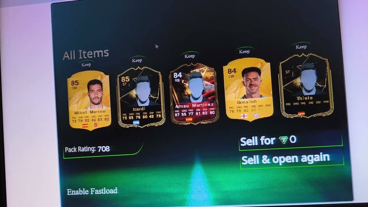 Me opening fc pack in scratch by futsync All credits to him
