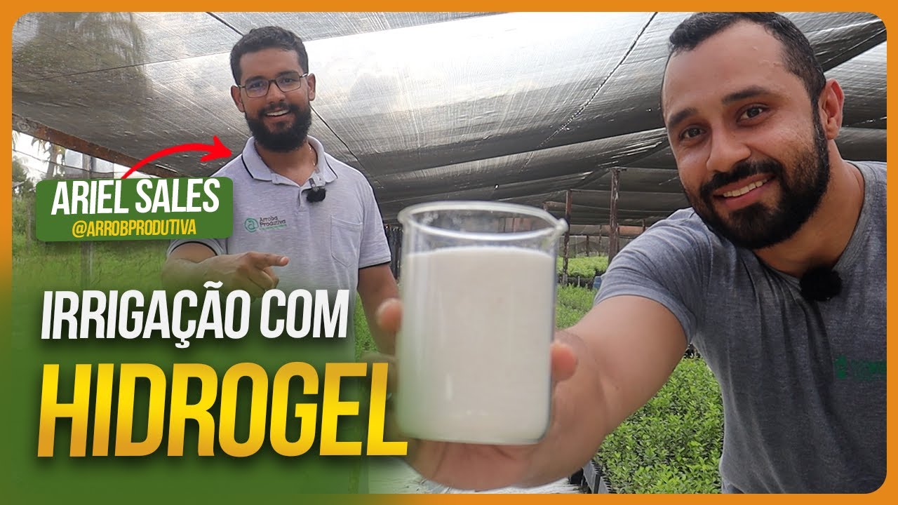 Como fazer irrigação do seu plantio com HIDROGEL