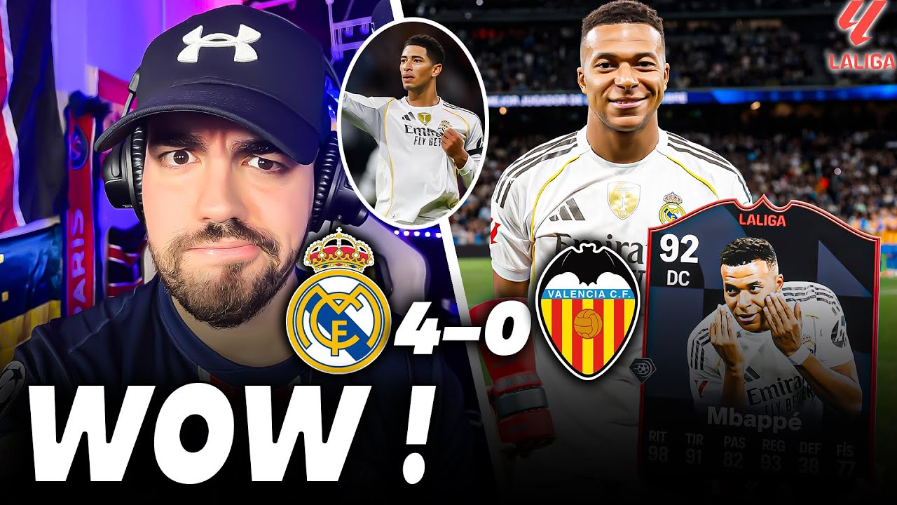 (Real Madrid 4-0 Valence) Show Mbappé ! Valence étouffé au Bernabéu 🥵