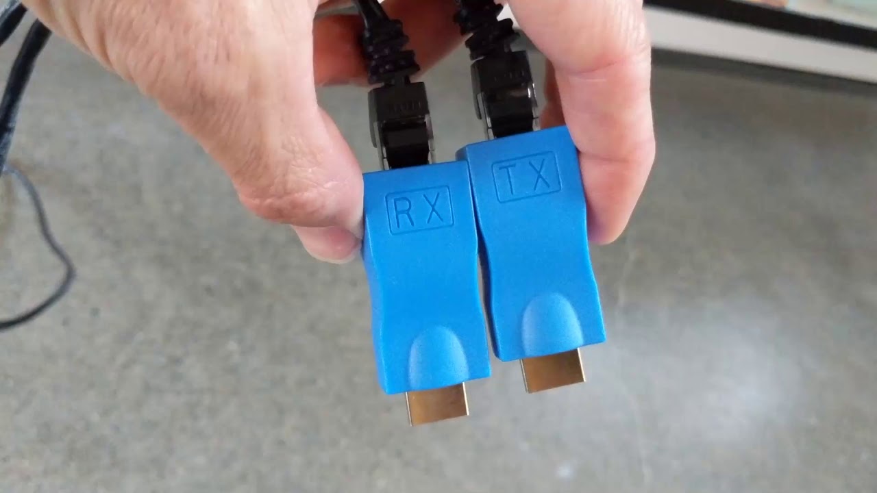 Удлинитель кабеля HDMI для CAT5 и CAT6. Демонстрация и обзор