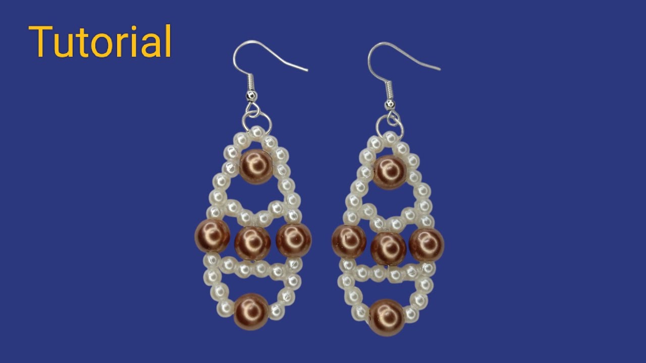 DIY Beaded Earrings Tutorial | Easy & Elegant Handmade Jewelry