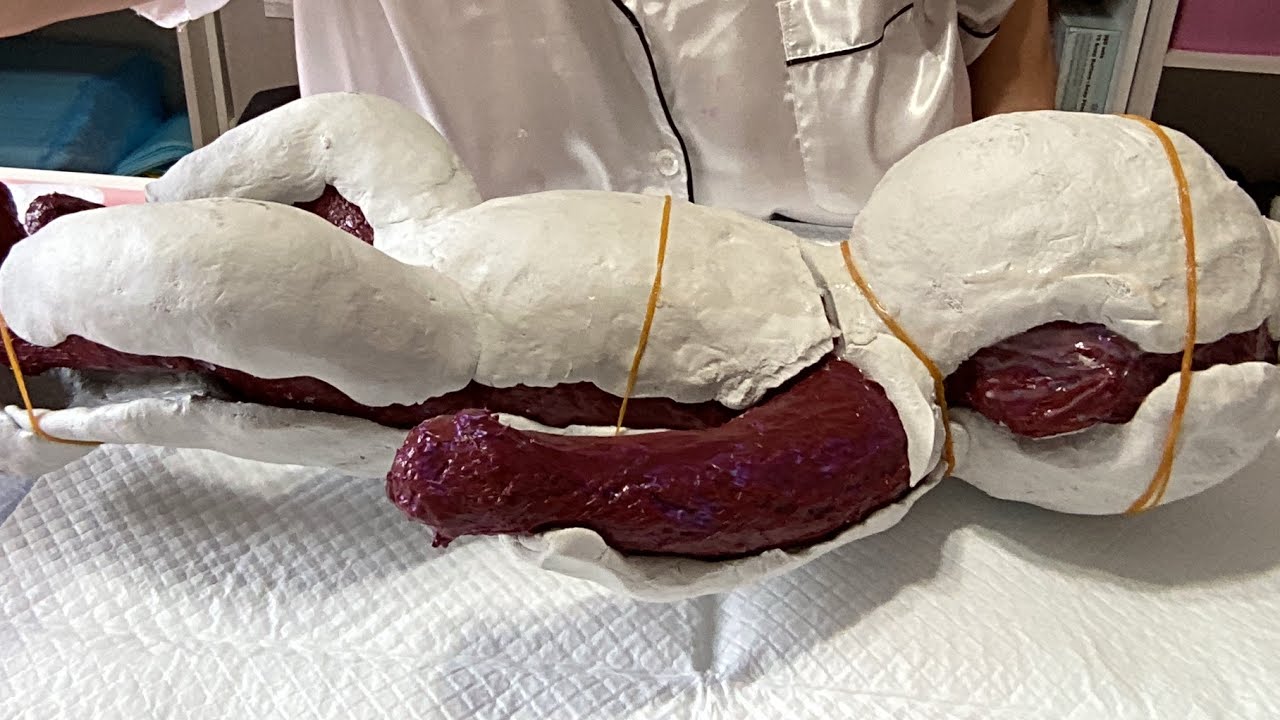 Pulling out full body silicone of the mold sculpt #3