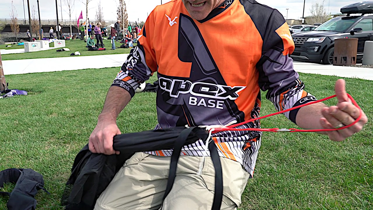 Takeaway Static Line System for BASE Jumping