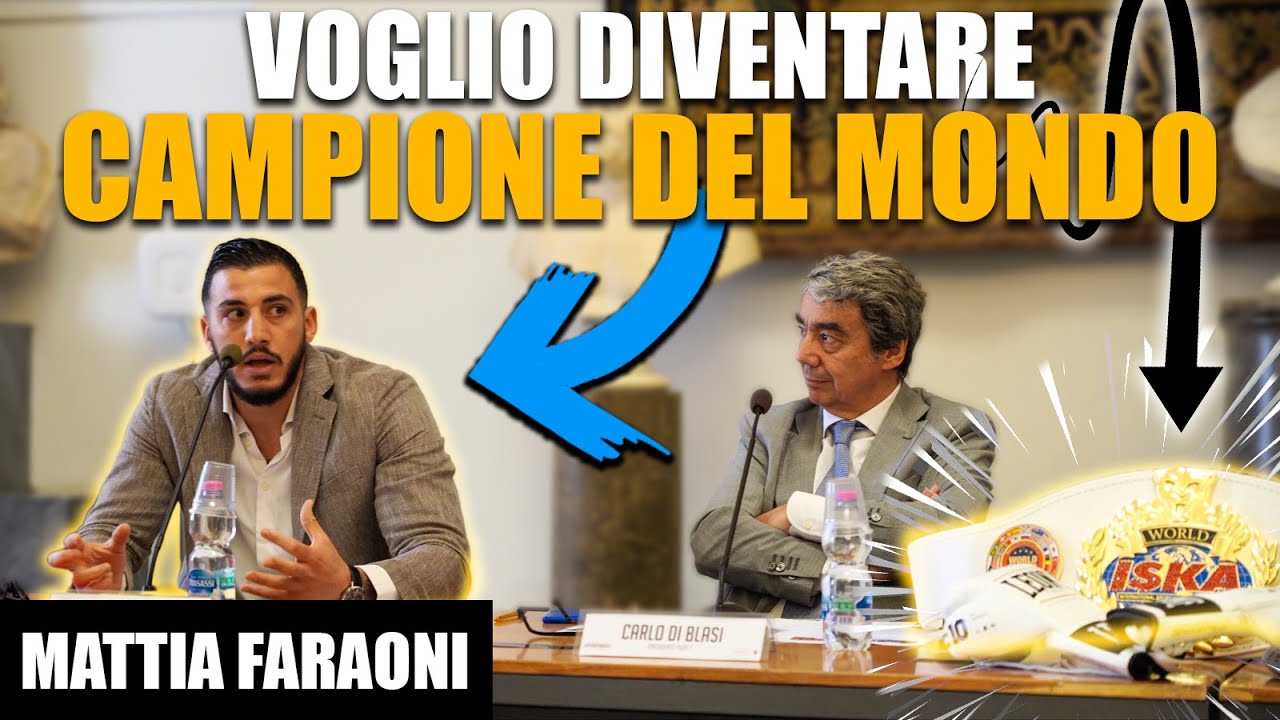 -1 AL MATCH!! 🥊 Conferenza stampa di Mattia Faraoni e Gloria Peritore al CAMPIDOGLIO!