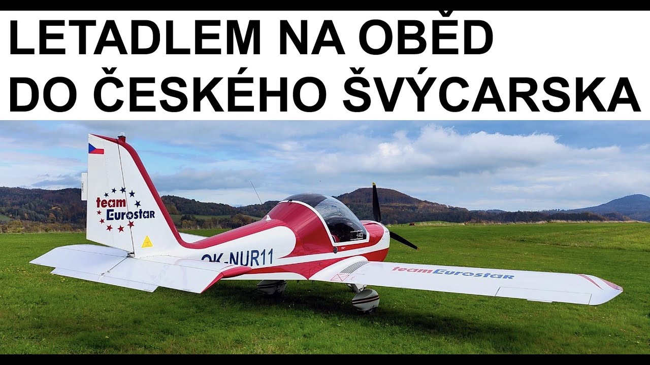Letadlem na oběd do Českého Švýcarska / Letecký vlog10 CZ/SK