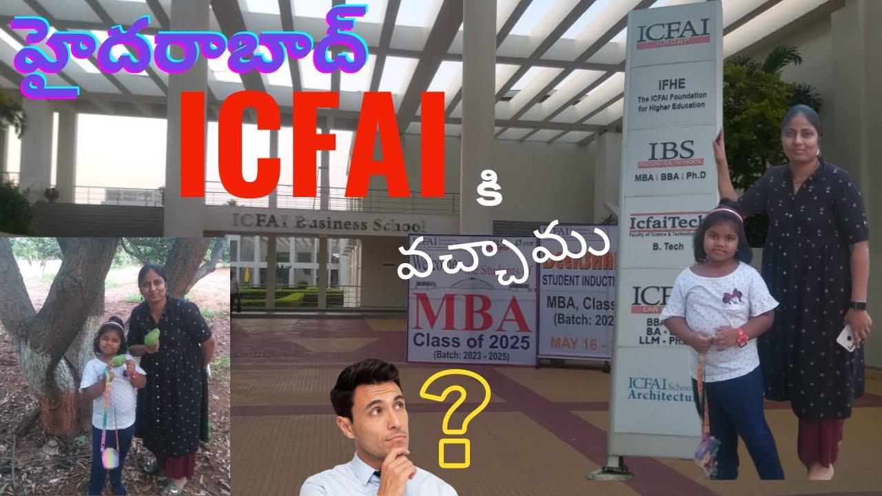ICFAI Campus కి వెళ్ళాము హైదరాబాద్ లో || Udaya Talks ||2023