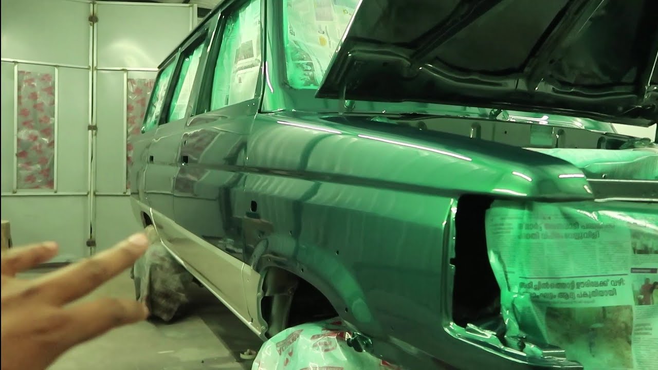 Toyota qualis restoration | green and silver full colour @CJJVlogs