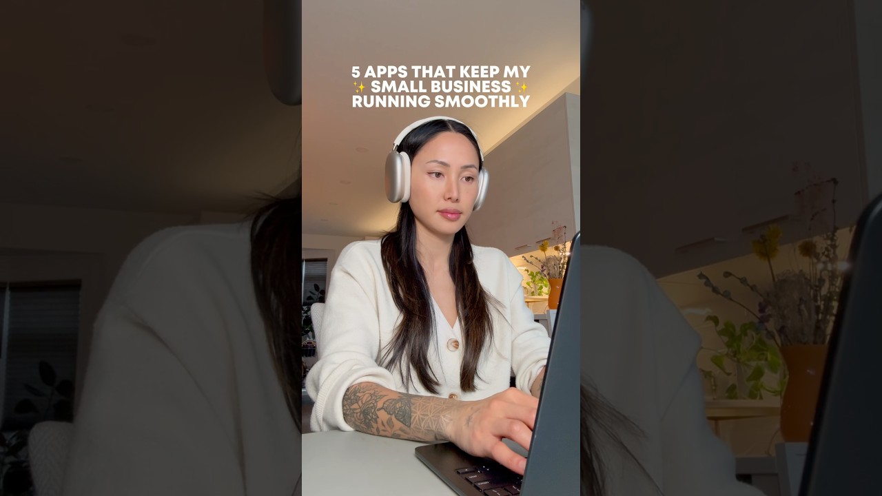 my top 5 small business apps 🙋🏻&zwj;♀️🖤✨ #smallbusiness #smallbusinessowner #smallbusinesstips