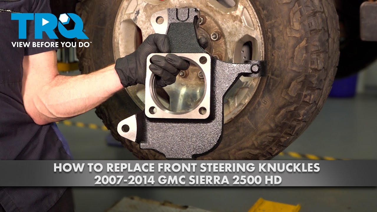 How to Replace Front Steering Knuckles 2007-2014 GMC Sierra 2500 HD