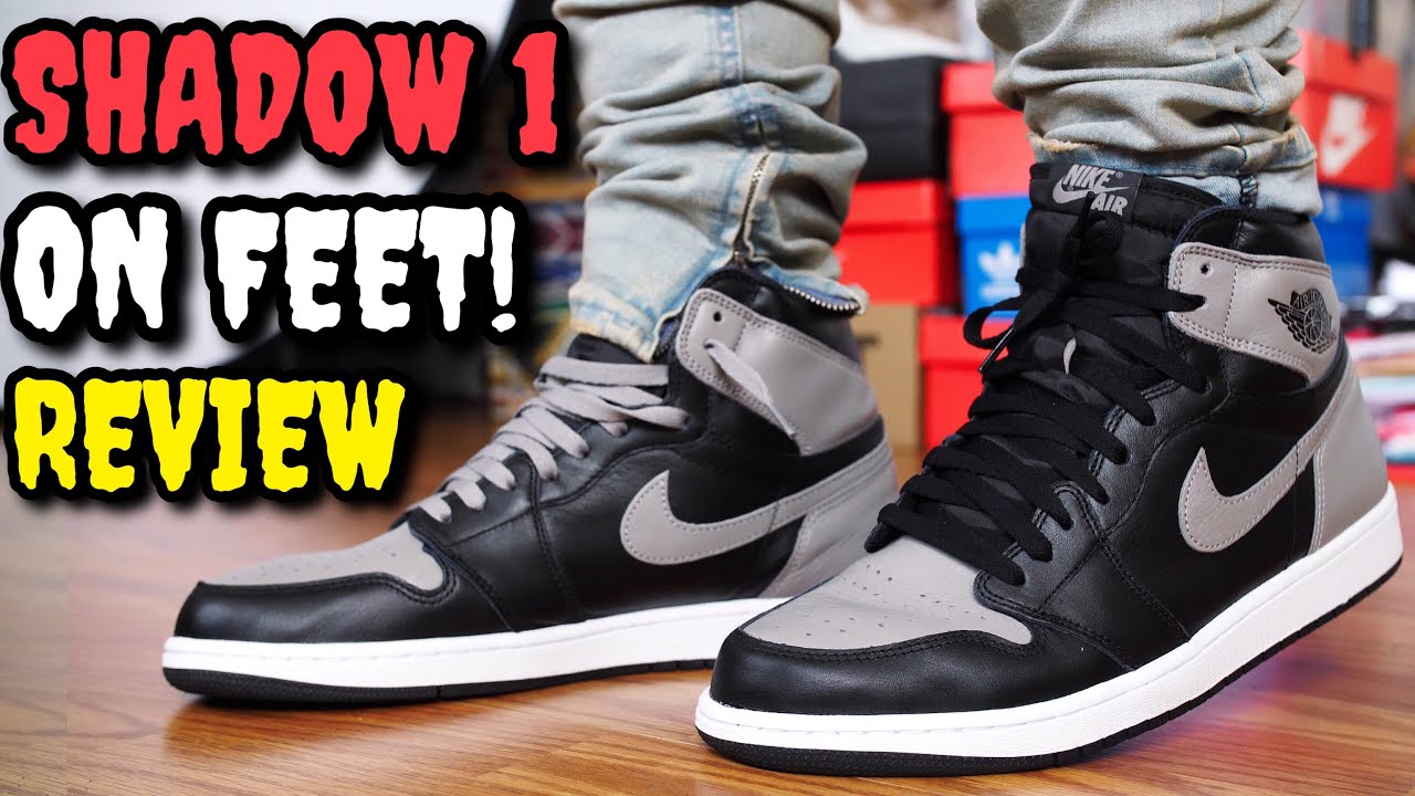 SHADOW AIR JORDAN 1 2018 ON FEET REVIEW! & 2013 VS 2018 COMPARISON!